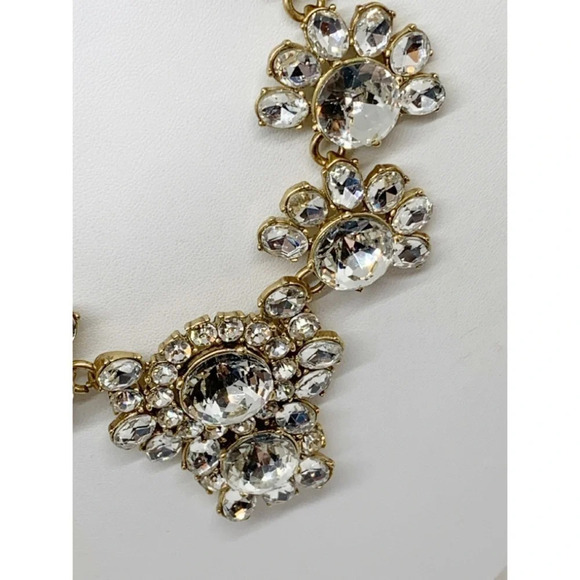 J. Crew Crystal Cluster Necklace - Picture 2 of 3